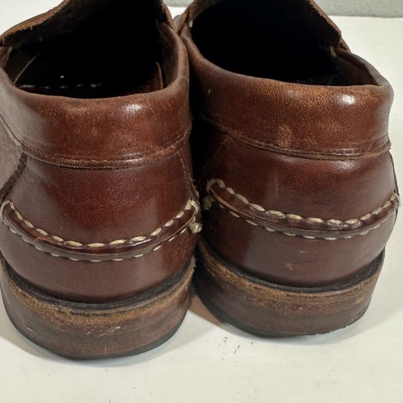 ALLEN EDMONDS Bar Harbor Men\'s 8.5 Dark Brown Leather Penny Loafters main image 8